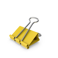 Binder Clip Yellow PNG & PSD Images