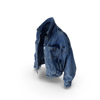 Women's Jean Jacket PNG & PSD Images