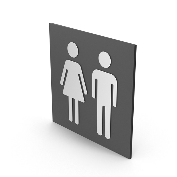 Bathroom Gender Signs PNG & PSD Images