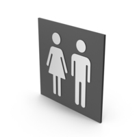 Bathroom Gender Signs PNG & PSD Images