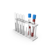 Covid-19 Positive Test Tube Rack PNG & PSD Images
