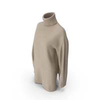 Women's Sweater Beige PNG & PSD Images