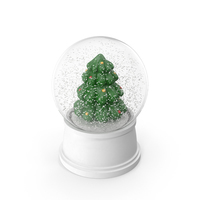 Christmas Tree Snow Globe PNG & PSD Images