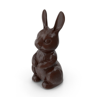 Dark Chocolate Bunny PNG & PSD Images
