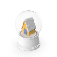 House Snow Globe PNG & PSD Images