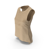 Women's Vest Beige PNG & PSD Images
