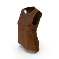 Women's Vest Brown PNG & PSD Images