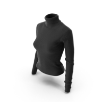 Women's Pullover Black PNG & PSD Images