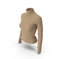 Women's Pullover Beige PNG & PSD Images