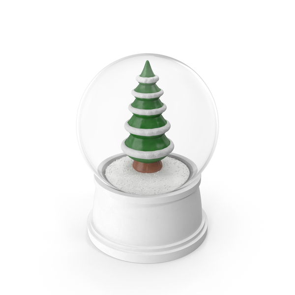 Christmas Tree Snow Globe PNG & PSD Images