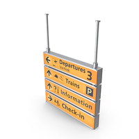Airport Sign PNG & PSD Images