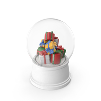 Christmas Gifts Snow Globe PNG & PSD Images