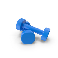 Blue Dumbbells PNG & PSD Images