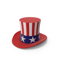 Stove Pipe United States Flag Hat PNG & PSD Images