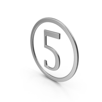 Number Five In Ring PNG & PSD Images