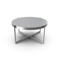 Dune Round Coffee Table with Charcoal Painted Glass PNG & PSD Images