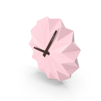 Karlsson Origami Wall Clock PNG & PSD Images