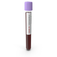 Coronavirus Blood Sample Full Standing Negative PNG & PSD Images