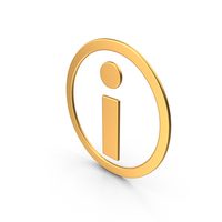 Information Symbol Gold PNG & PSD Images