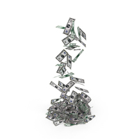 Falling Money Pile PNG & PSD Images
