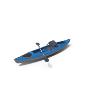 Blue Kayak PNG & PSD Images