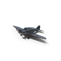 Retro Civil Plane PNG & PSD Images