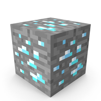 Minecraft Diamond Ore PNG & PSD Images