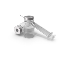 Full Vial and Syringe PNG & PSD Images