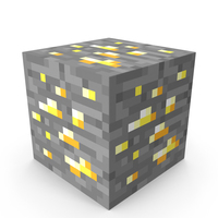Minecraft Gold Ore PNG & PSD Images