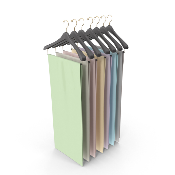 Fabrics on Hangers PNG & PSD Images