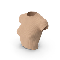 Women's T-Shirt Beige PNG & PSD Images