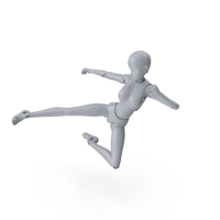 Mannequin Female Kick PNG & PSD Images