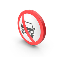 No Cars Traffic Sign PNG & PSD Images