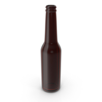 Clean Brown Beer Bottle PNG & PSD Images