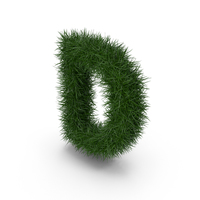 Grass Letter D PNG & PSD Images