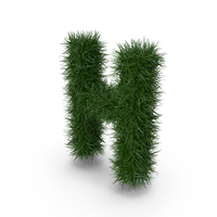 Grass Letter H PNG & PSD Images