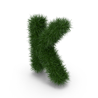 Grass Letter K PNG & PSD Images
