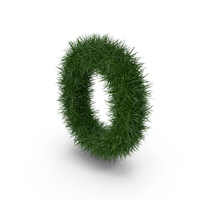 Grass Letter O PNG & PSD Images