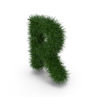 Grass Letter R PNG & PSD Images