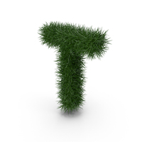 Grass Letter T PNG & PSD Images