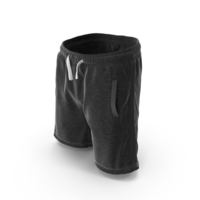 Men's Shorts Black PNG & PSD Images