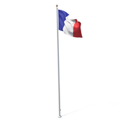 Flag On Pole France PNG & PSD Images