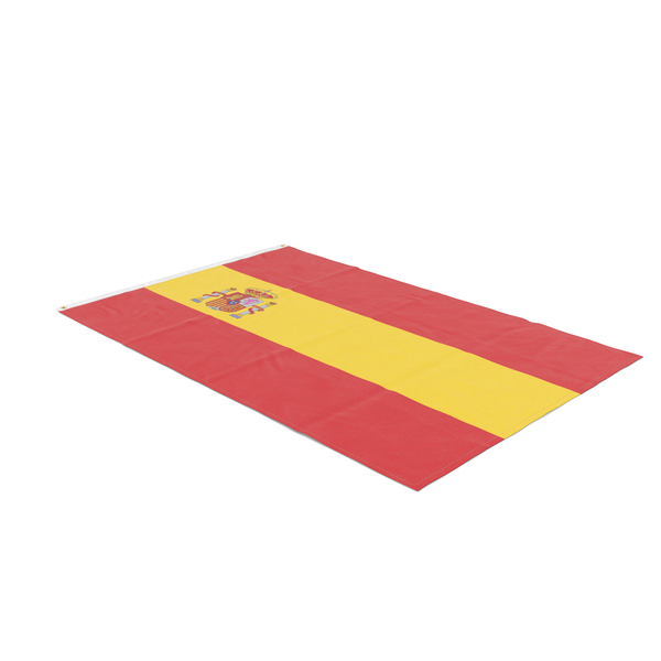 Flag Laying Pose Spain PNG & PSD Images