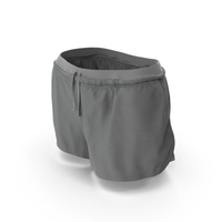 Women's Sport Shorts Gray PNG & PSD Images