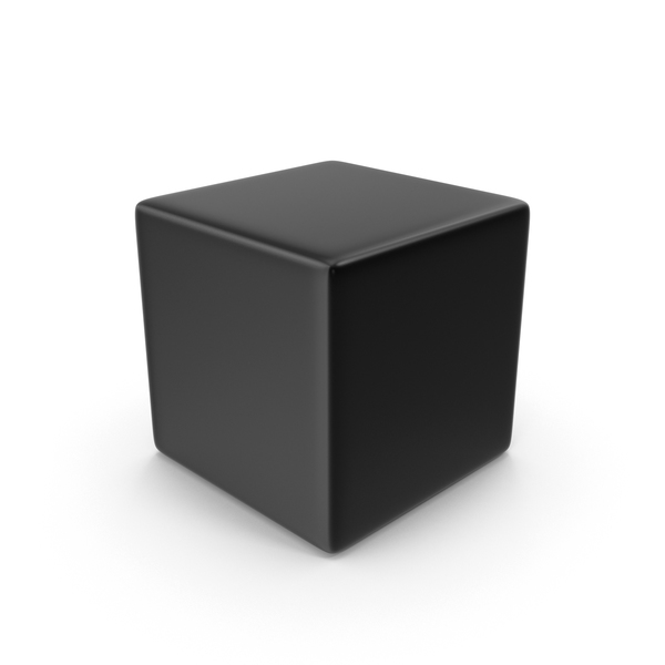 Black Cube PNG & PSD Images