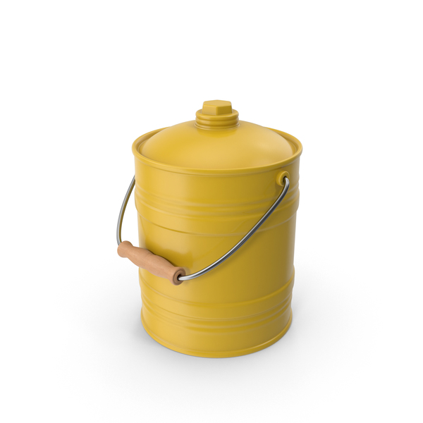 Old Can Yellow PNG & PSD Images