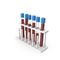 Test Tube Rack with Blood PNG & PSD Images