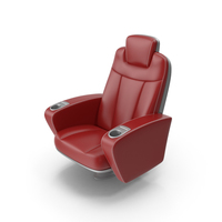 Red Figueras Cinema Seat PNG & PSD Images