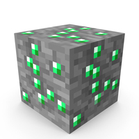 Minecraft Emerald Ore PNG & PSD Images