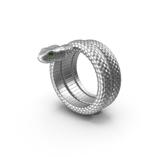 Snake Ring Silver PNG & PSD Images